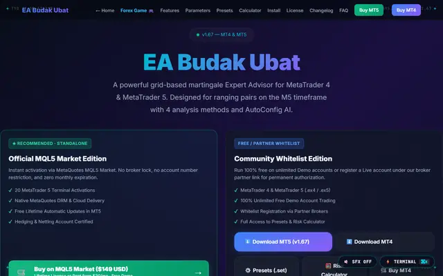 Screenshot of EA Budak Ubat